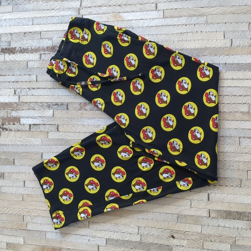 Bucee's Black Logo Pajama Pants